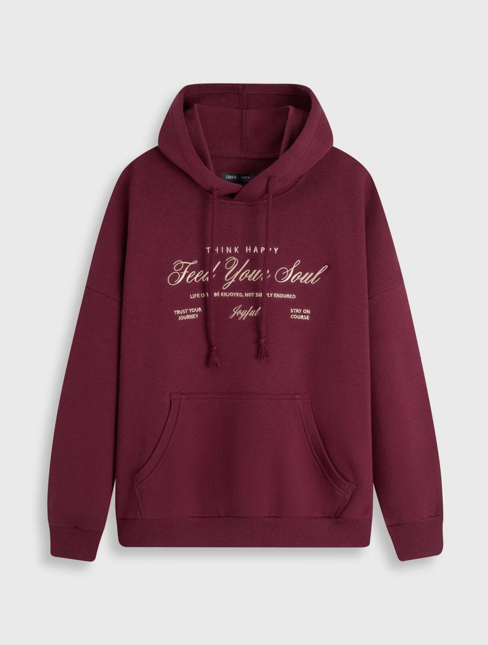 Áo hoodie nữ dáng boxy có hình in