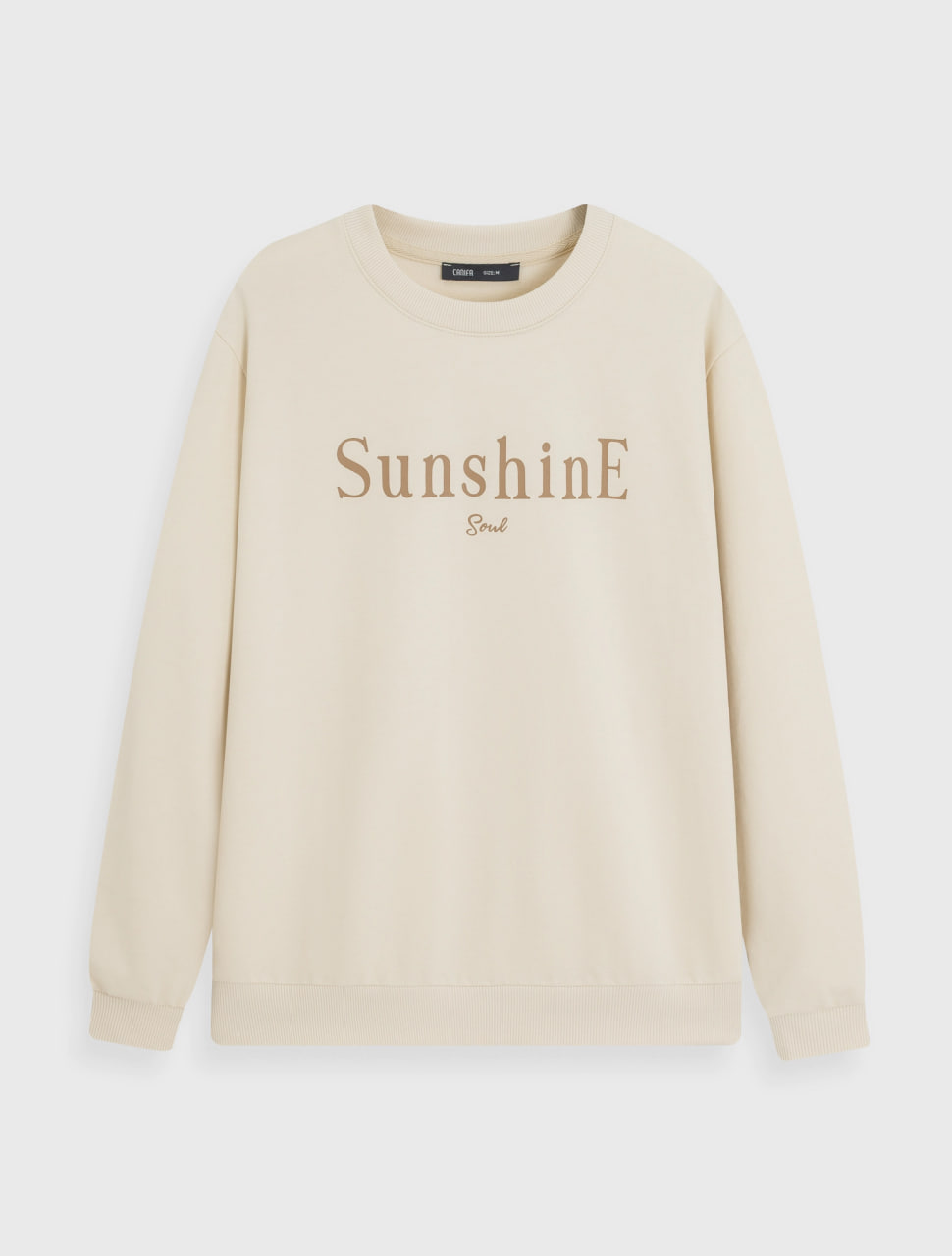 Áo nỉ nữ cotton USA dáng suông có hình inn